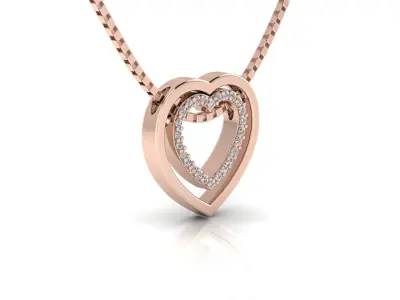 Pendant 12 Heart 3D print model