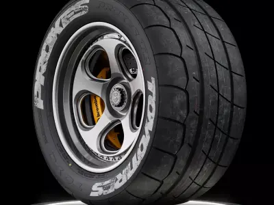 Toyo Proxes TQ 345 40 R17 3D model