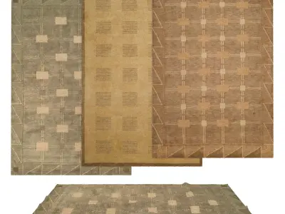 Rugs No 152 Low-poly 3D model