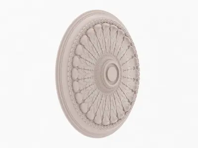 Classic Ceiling Medallion 15 3D model