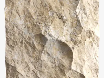230-RockPanel piece of rock 3D model