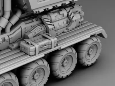 Truck 3D print model