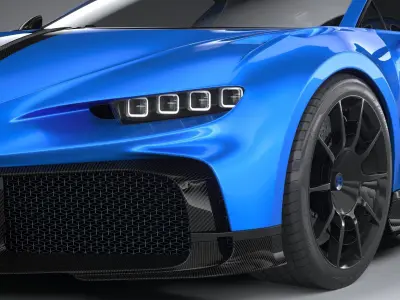 Bugatti Chiron Pur Sport 2021 3D model
