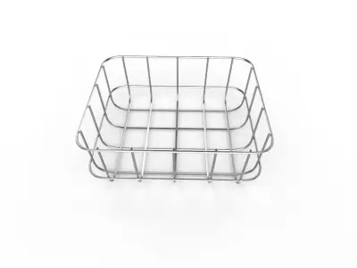 Wire Bin M02 Low-poly 3D model