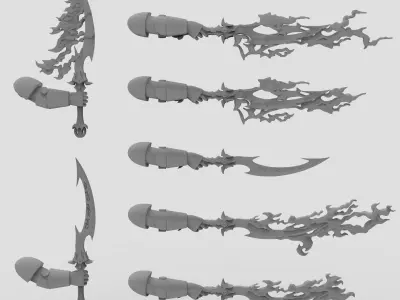  Infernal Blades Free 3D print model