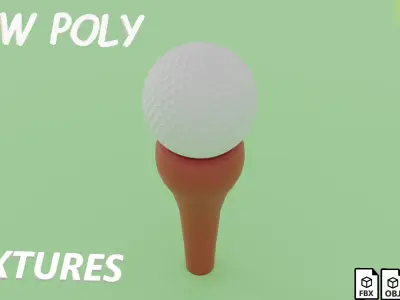golf ball 3D model