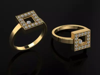 Chopard Ring 3D print model purchase