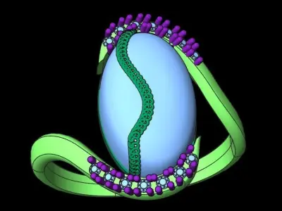 oval ring 204 3D print model