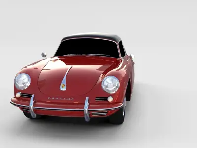 Porsche 356 Pack 3D model