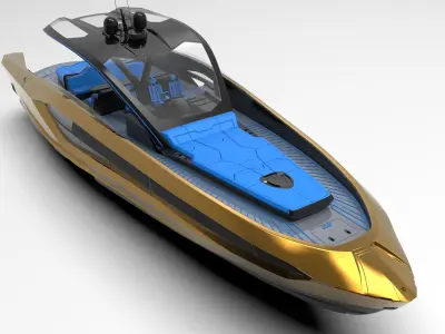 Lamborghini Tecnomar 63 3D model