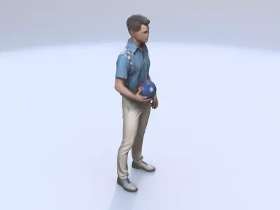 Bowling 3D model
