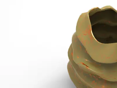 Joa Vase Low-poly 3D model