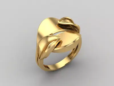 Women Ring Plain Ring Ready STL 3DM Models Womens Rings 3D print model 27