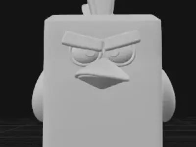 ice bird angry birds 3D print model