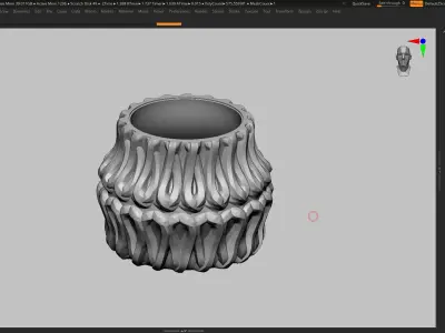vase 3d print 498  3D print model