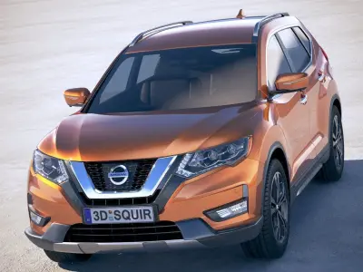 Nissan X-Trail Crossover 2018 3D model