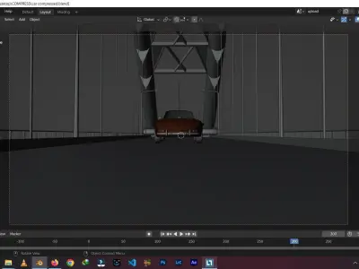 Blender car animation render ready car animation  Free 3D model