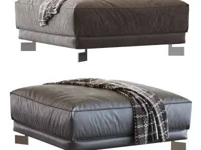 Ottoman Driade Bedda design Terry Dwan 3D model