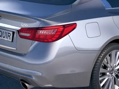 Infiniti Q50 2018 3D model