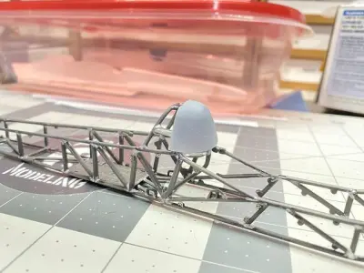 TOP FUEL dragster Roll hoop and driver canopy 2 types  3D print model