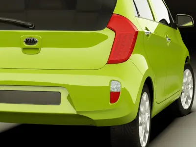 Kia Picanto 5-door 2012 3D model