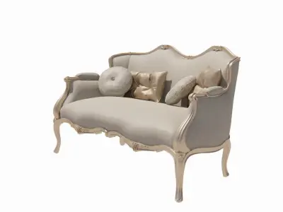 Seating Sofa 3D For Luxury by AMA Corp 3D model