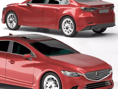 mazda 6 sedan 3D model