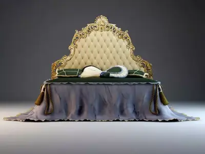 Collection Bedrooms and Hall  Interiors 30 pack 3D model 3D model