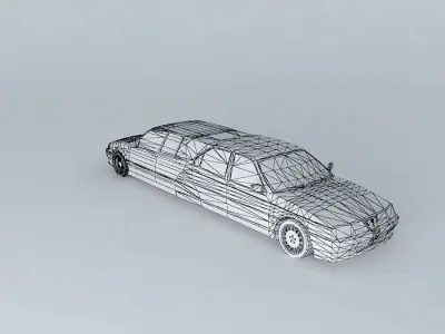 Top Gear  James May's Alfa Saab Limo Free 3D model