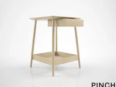 Pinch Harlosh bedside table 3D model