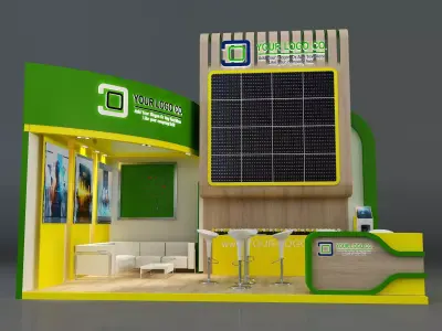 Booth Exhibition Stand a228 3D model