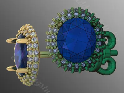 Earrings ri17 3D print model