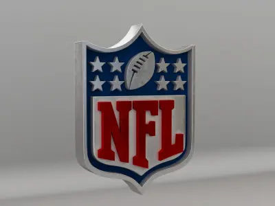 NFL Logo 3D model