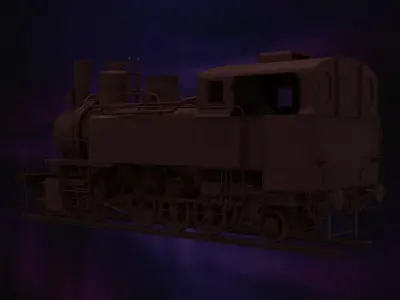 Locomotive Tank Engine 3D model