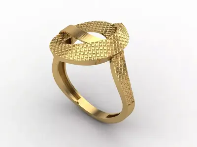 Women Plain Ring STL Models Womens Ring 3dmodels 3D print model 3D print model 57