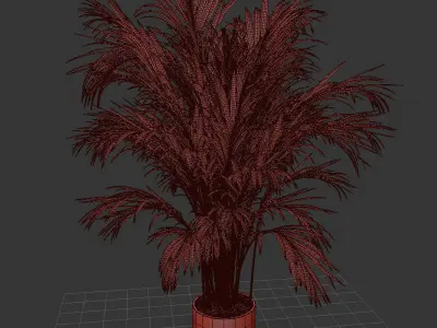 indoor plant 02 3D model