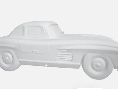 1956 Mercedes-Benz 300SL Gullwing Coupe 3D print model