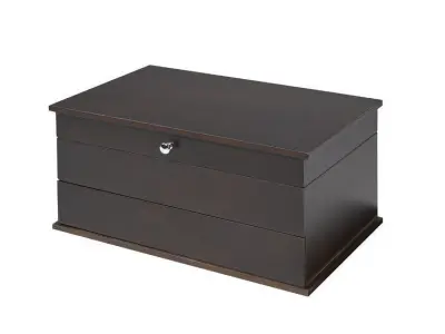 Wooden Jewelry Box Free 3D model