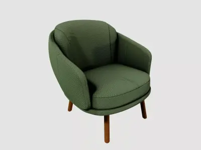 Finable Armchair 3D model