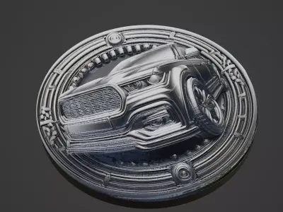 Car Medallion 3D print model