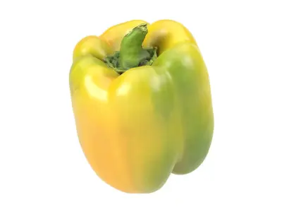 Photorealistic Bell Pepper 3D Scan 3D model