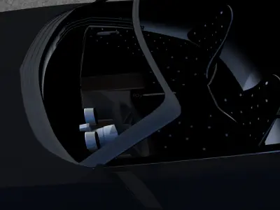 luxury convertible  3D model