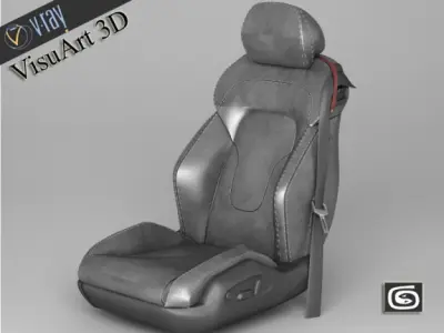 Car Seat Audi TT RS 3D model