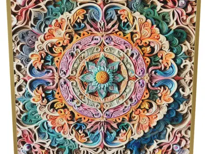 Wall Decoration item 14 Low-poly 3D model