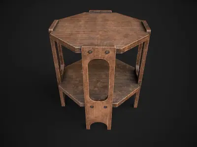 Medieval Coffee Table 3D model