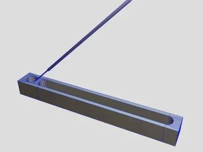 Incense Burner 3  Low-poly 3D model