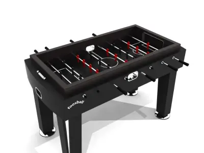 Foosball soccer table 3D model