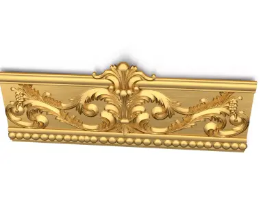 carved classic decorative ornament cnc 3d printing stl 41 3D model