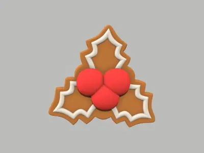 Enviroment - Christmas Icon Pack Low-poly 3D model