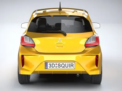 Mitsubishi Mirage 2020 3D model